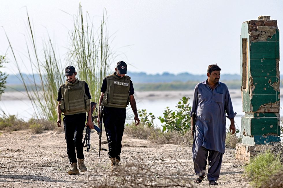 Pakistani police officers