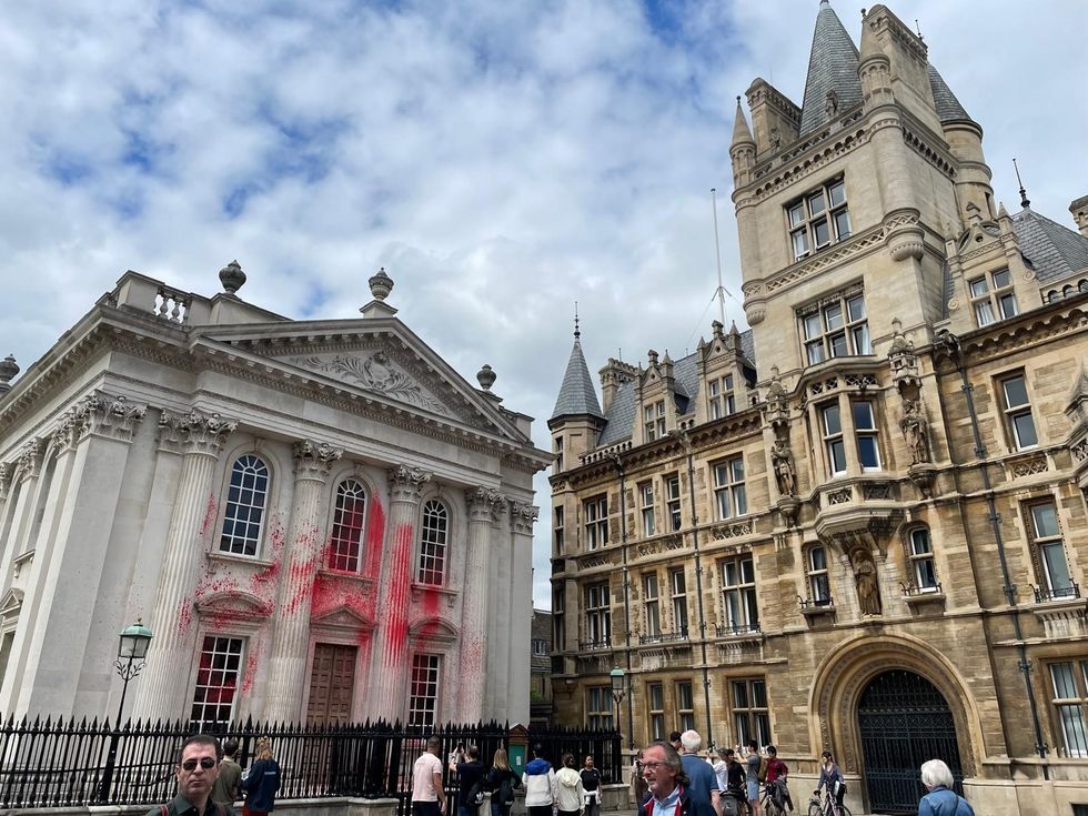 Palestine Action demonstration in Cambridge