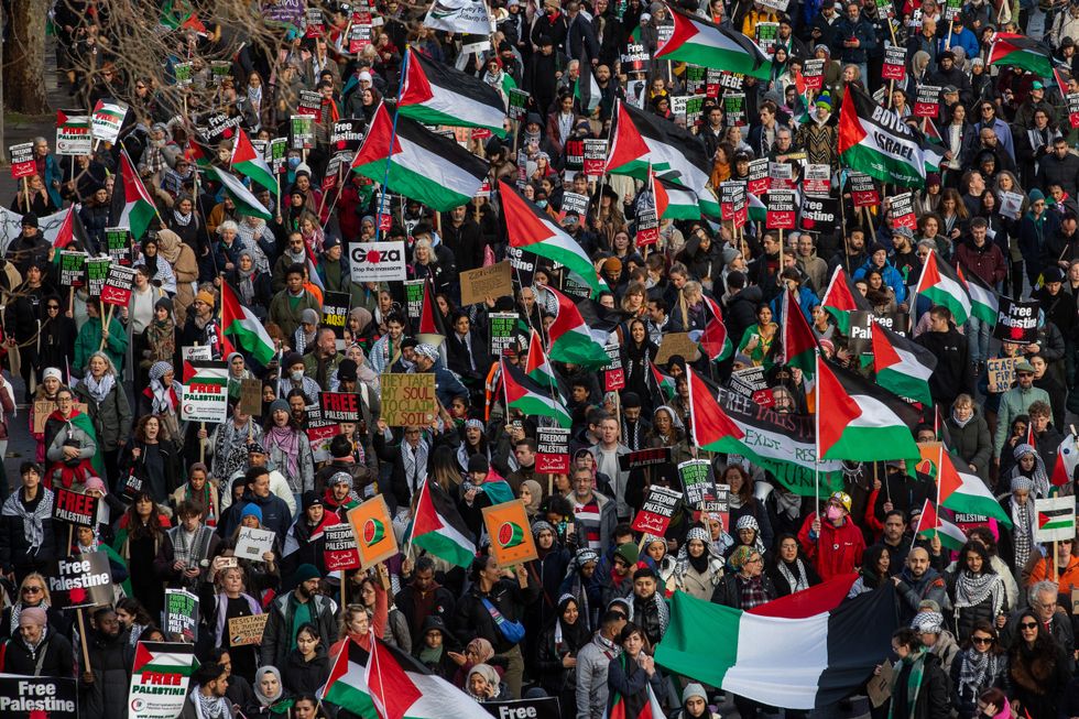 Palestine protests in London