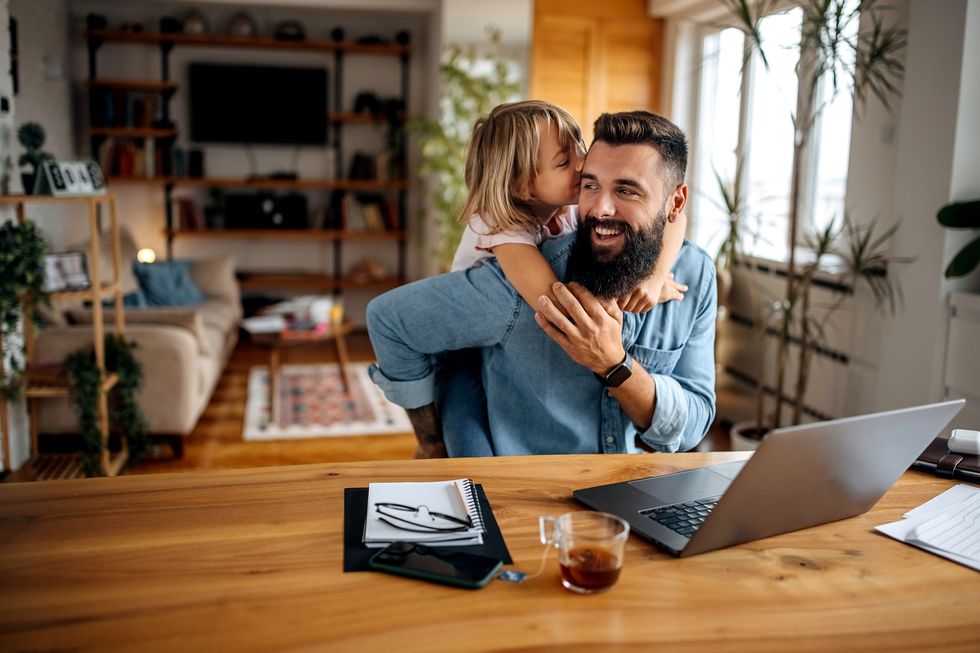 Parent and child in pictures