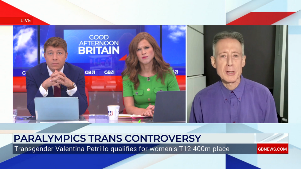 Patrick Christys,  Emily Carver and Peter Tatchell