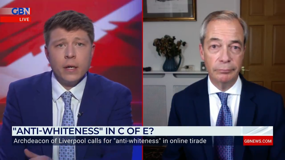 ‘GUTLESS!’ Nigel Farage blasts footballers - ‘should have intervened ...