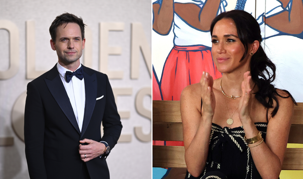 Patrick J. Adams and Meghan Markle