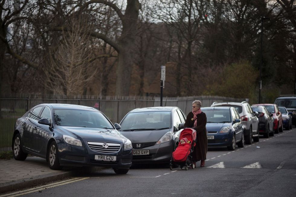 pavement parking obstruction