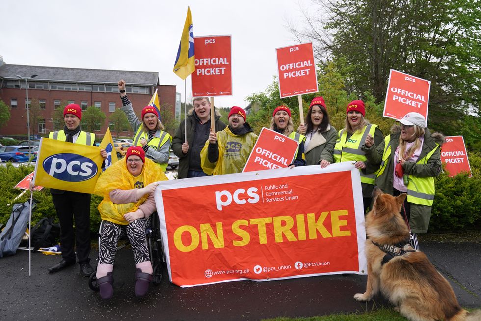 PCS strike action