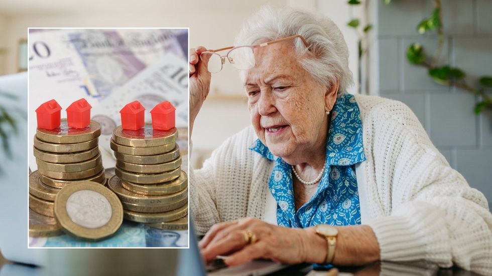 Pensioner and pounds 