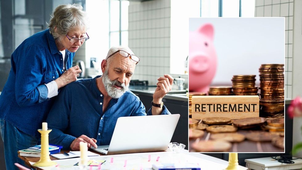 Pensioner couple and retirement savings