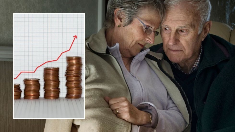 Pensioner worry and rate rise