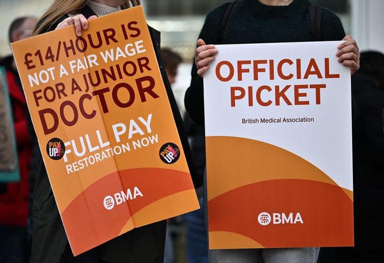 Junior doctors vote to continue strike action for six more months, says BMA