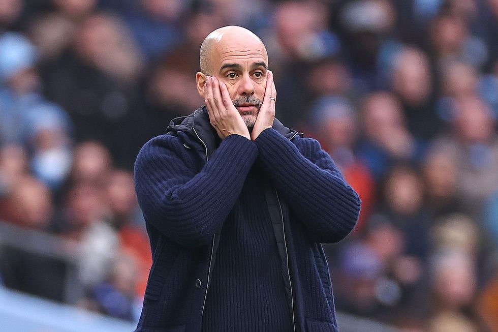 Pep Guardiola Man City Everton