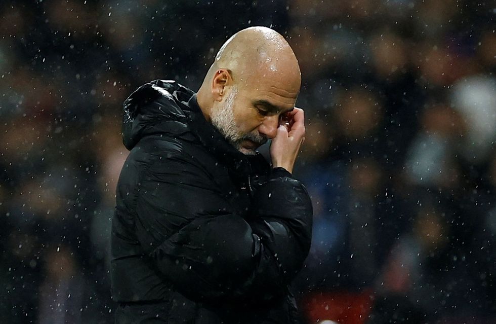 Pep Guardiola Man City PSG Champions League