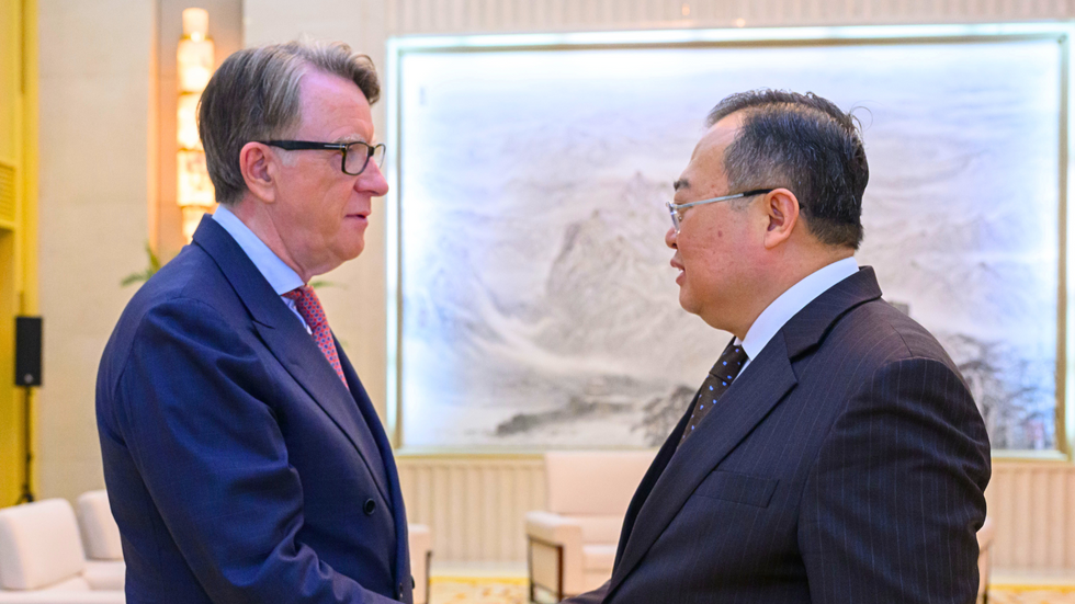 Peter Mandelson and Liu Jianchao