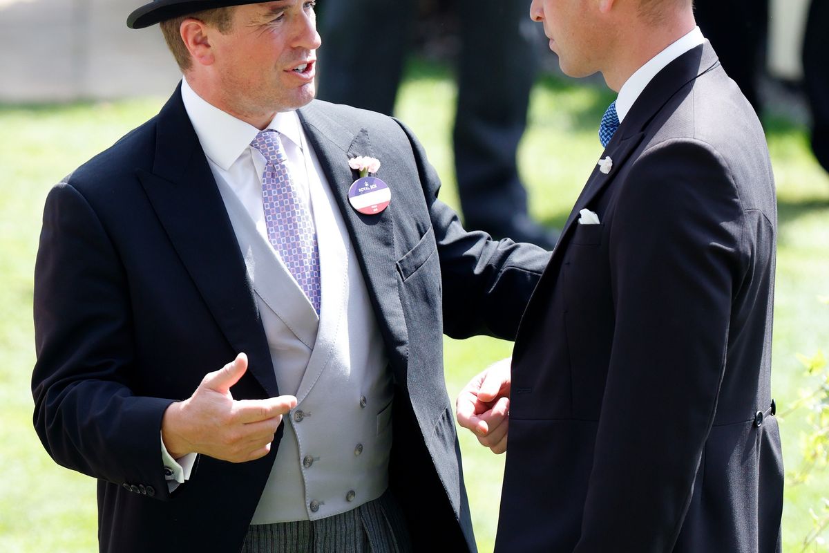 Peter Phillips and Prince William