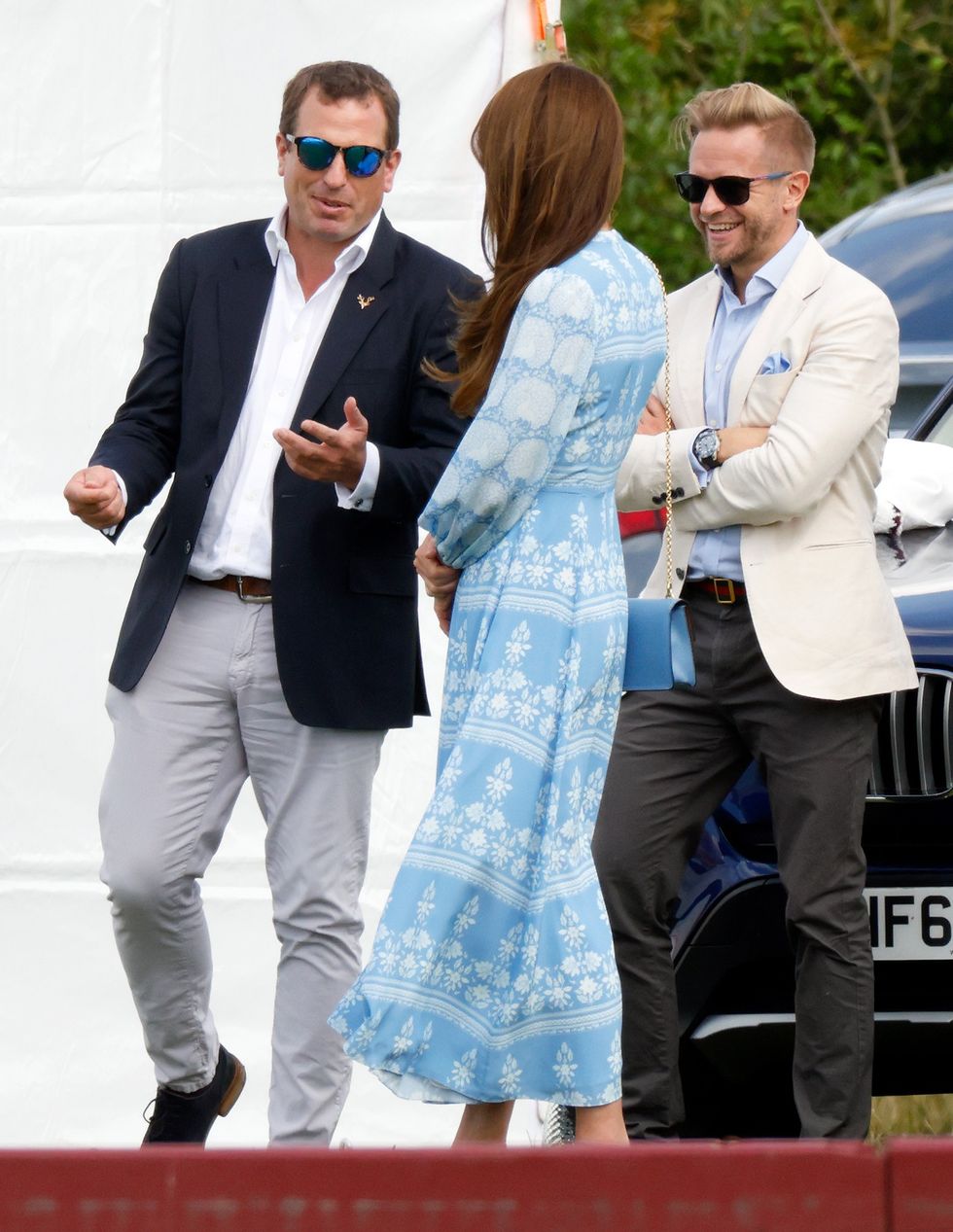 Peter Phillips, Princess Kate and Rob Dixon