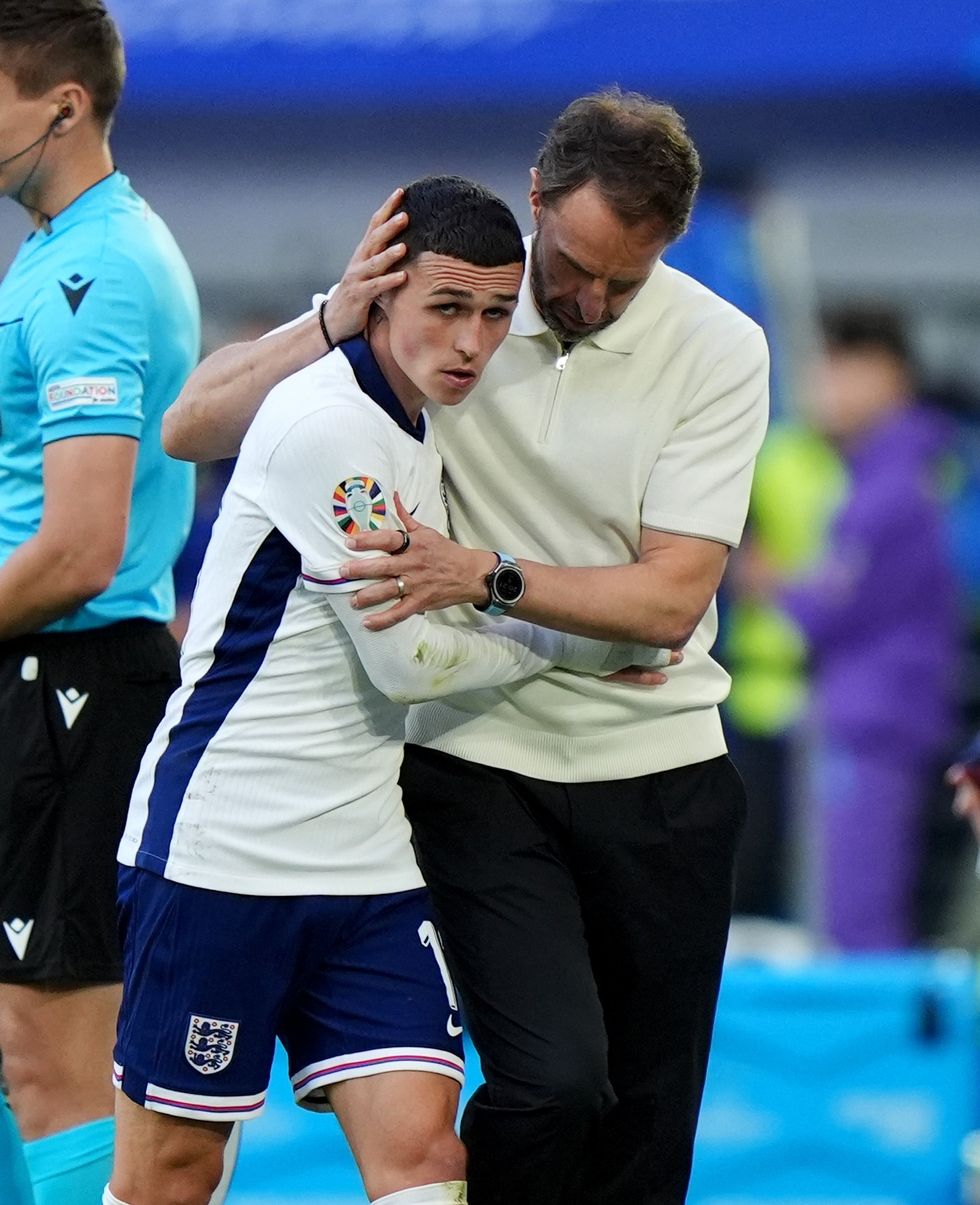 Phil Foden Gareth Southgate England