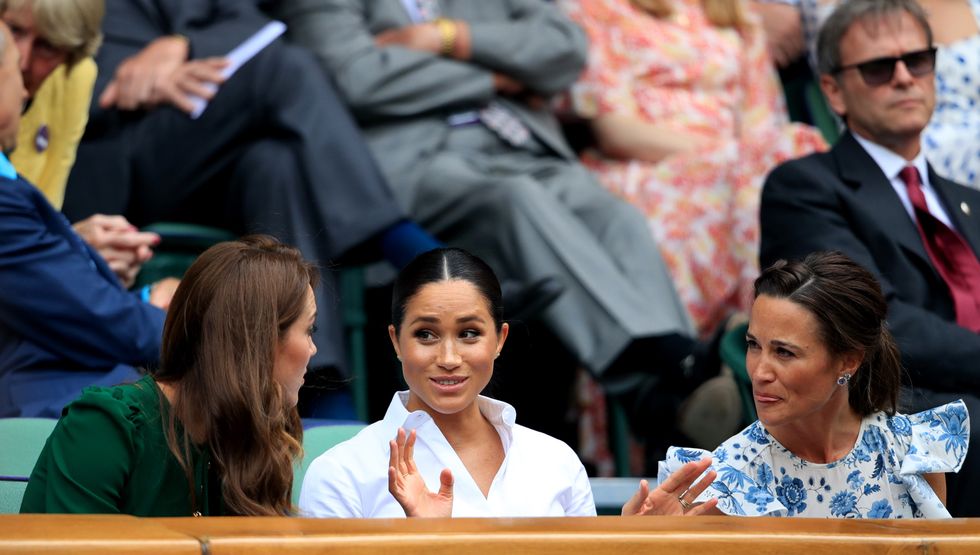 Pippa Middleton, Kate Middleton and Meghan Markle