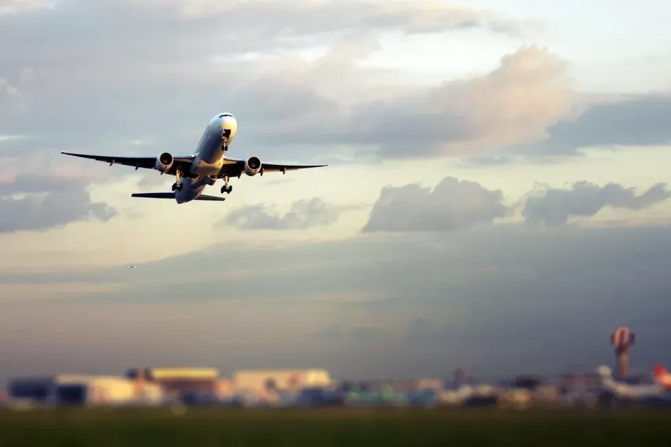 PLANE IN SKY