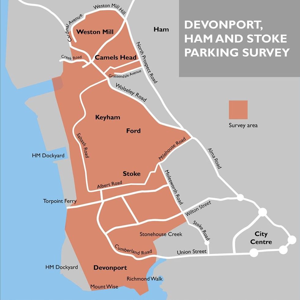 Plymouth parking route