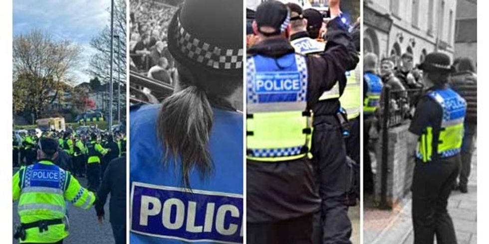 Police at football matches