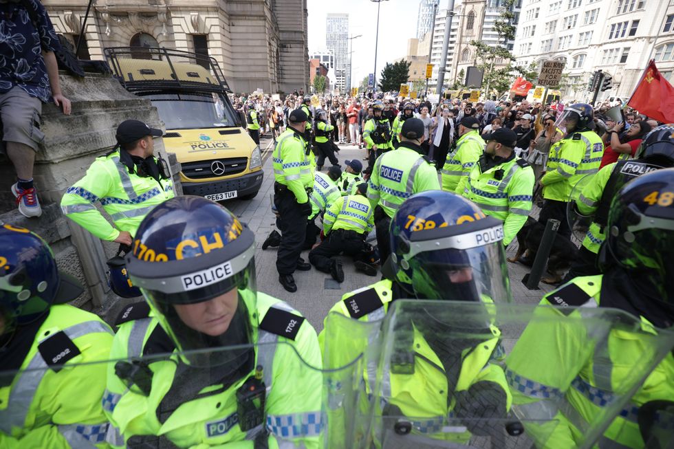 Police in Liverpool