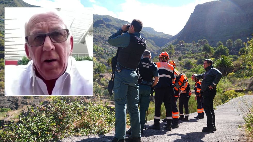 Police searching in Tenerife