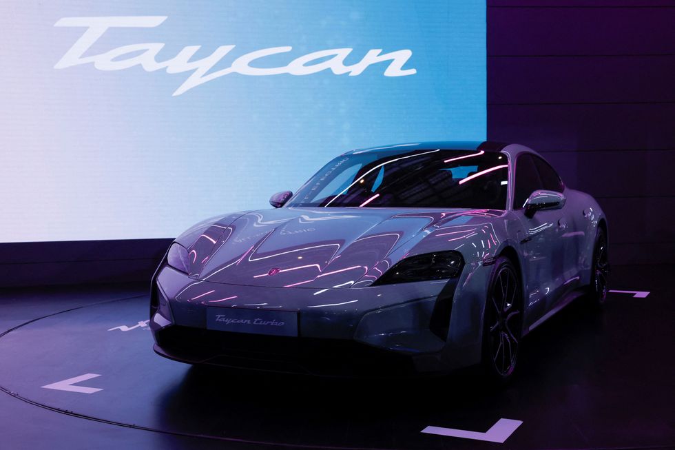 Porsche Taycan electric vehicle