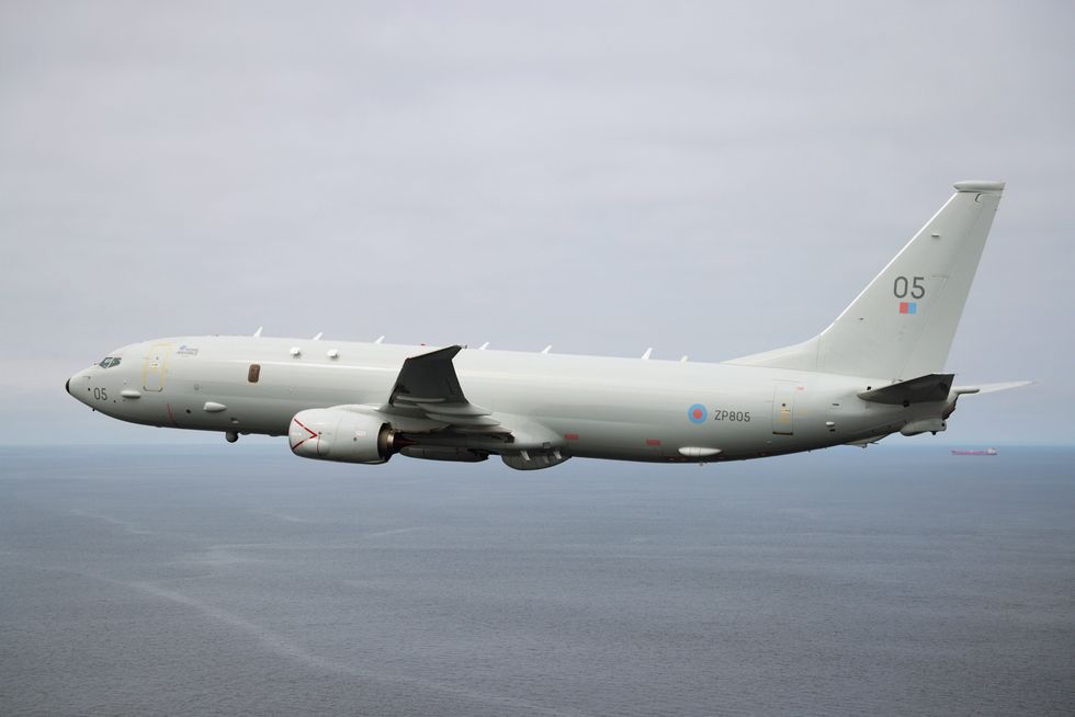 Poseidon P-8 aircraft