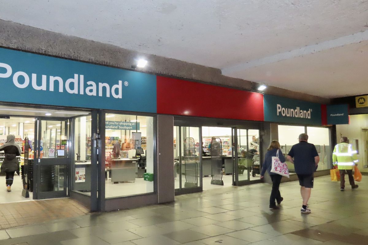 Poundland in former Wilko store in Southport