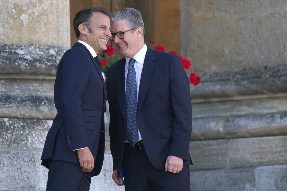 President Macron meets Sir Keir Starmer