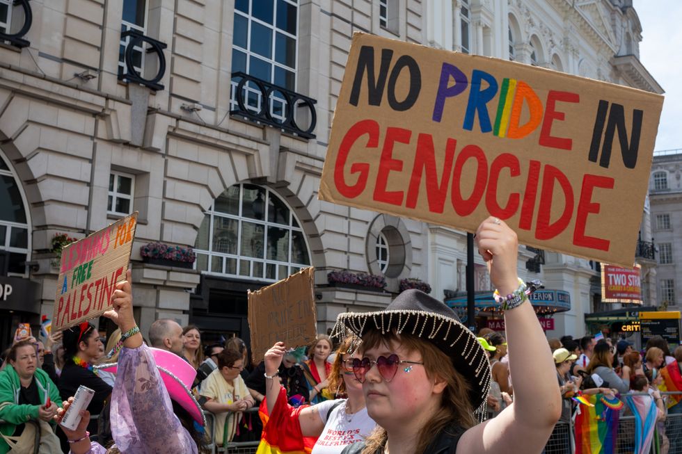 Pride parade in London