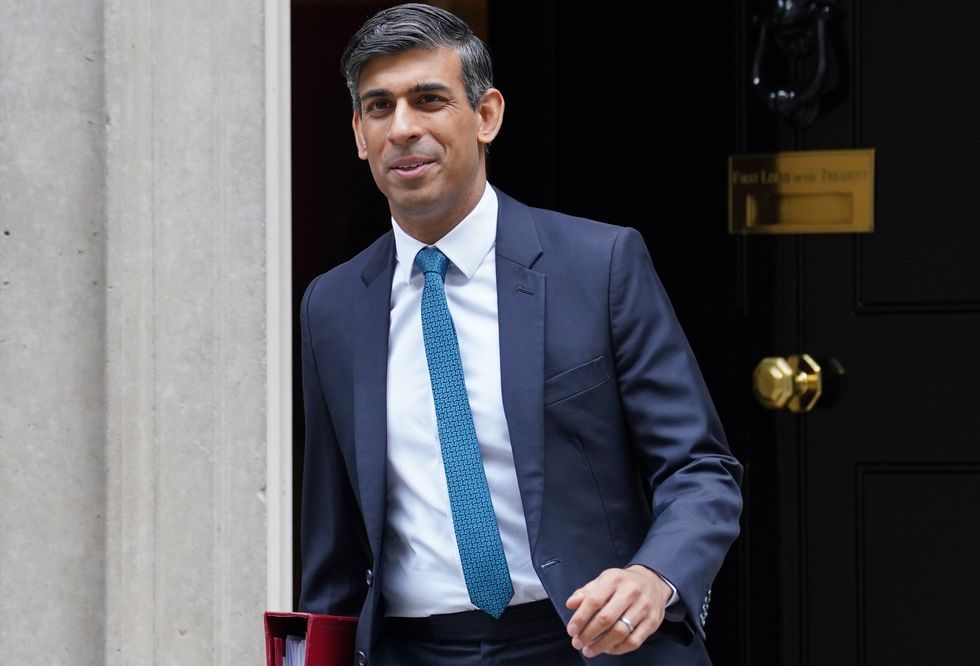 Prime Minister Rishi Sunak departs 10 Downing Street