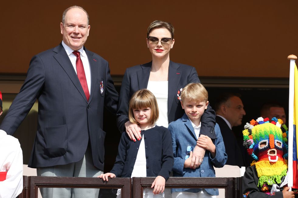 Prince Albert, Princess Charlene, Princess Gabriella, Prince Jacques