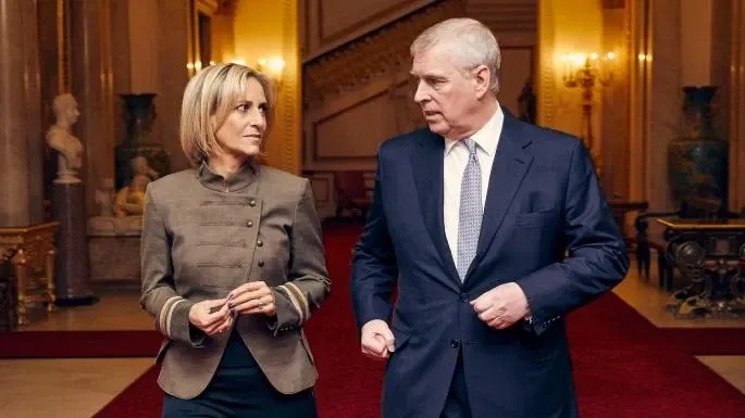 Prince Andrew and Emily Maitlis