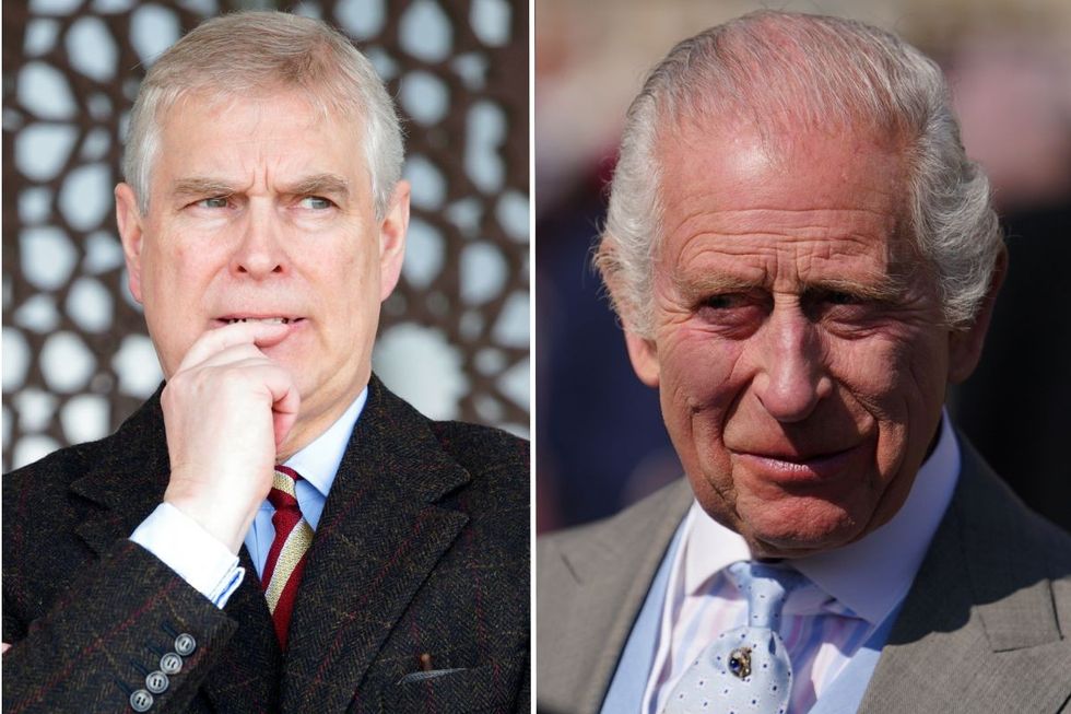 Prince Andrew and King Charles