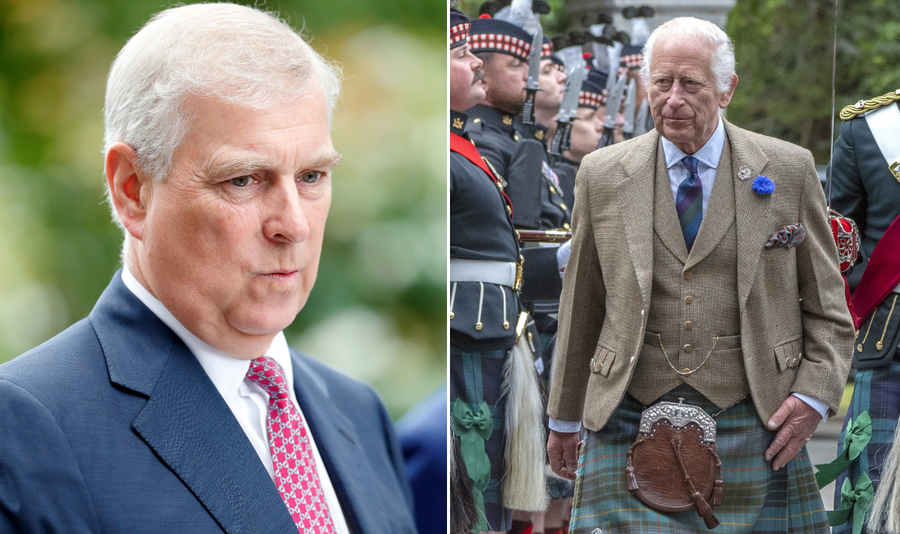 Prince Andrew and King Charles