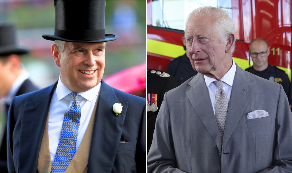 Prince Andrew and King Charles