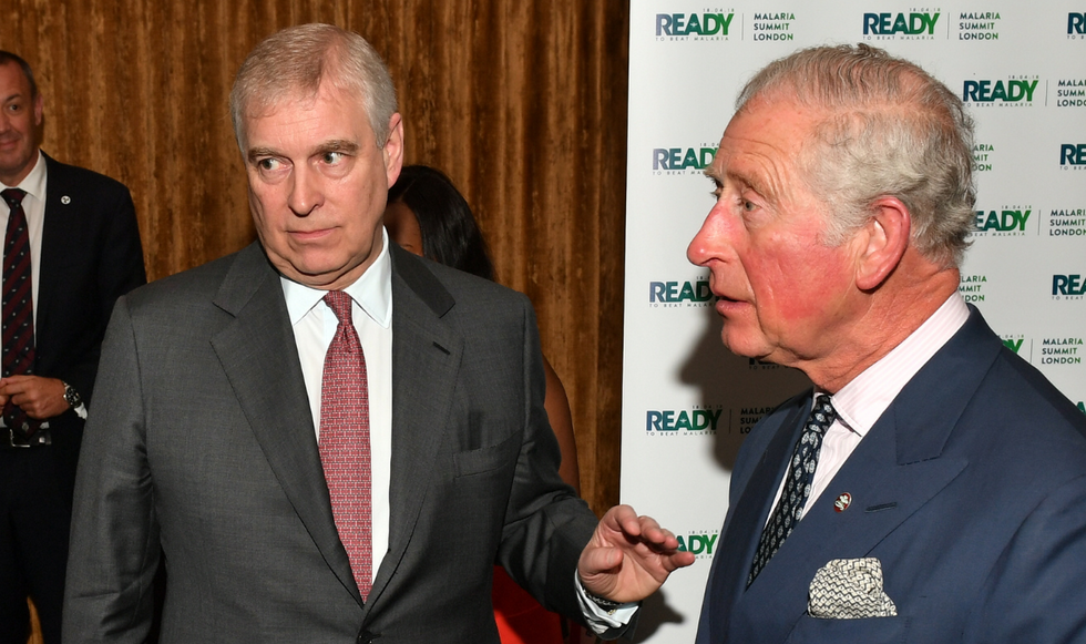 Prince Andrew and King Charles