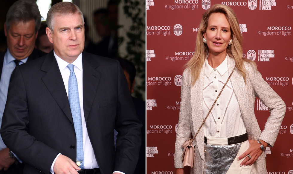 Prince Andrew and Lady Victoria Hervey