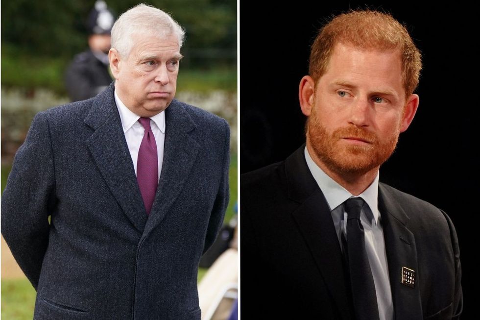 Prince Andrew and Prince Harry