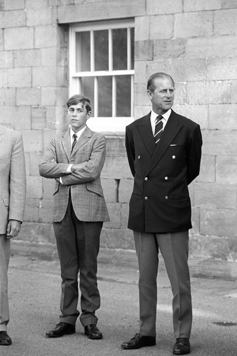 Prince Andrew and Prince Philip