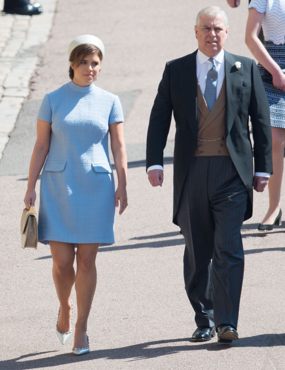 Prince Andrew and Princess Eugenie