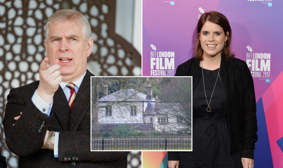 Prince Andrew and Princess Eugenie