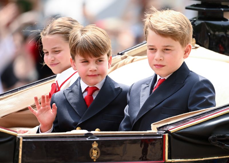 Prince George, Princess Charlotte and Prince Louis