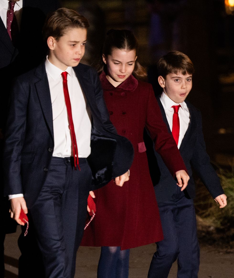 Prince George, Princess Charlotte and Prince Louis