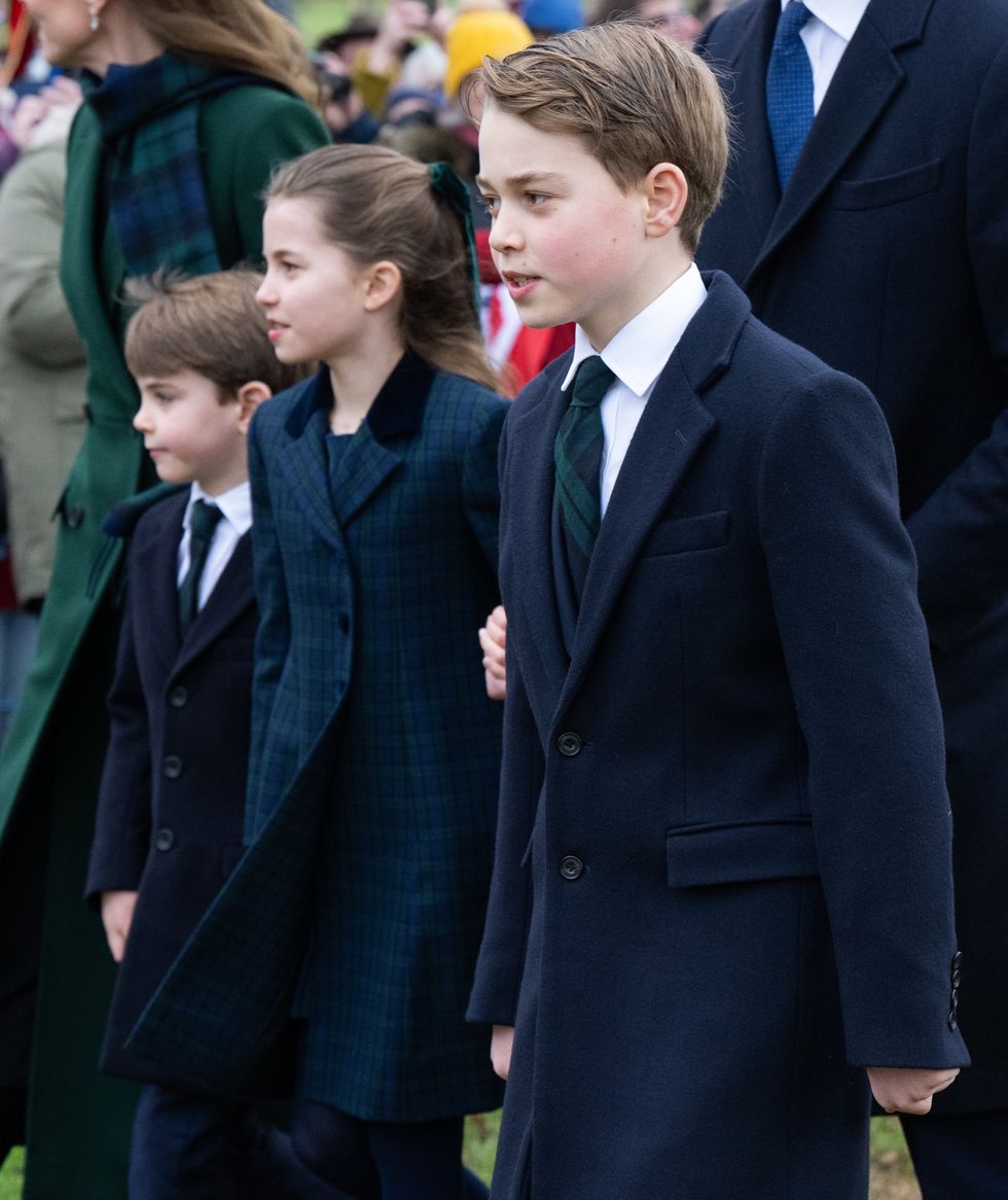 Prince George, Princess Charlotte and Prince Louis