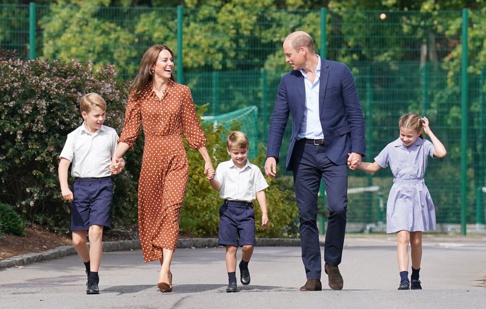 Prince George, Princess Kate, Prince Louis, Prince William, Princess Charlotte