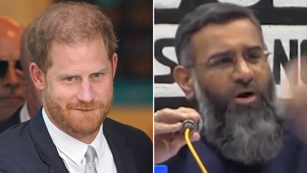 Prince Harry and Anjem Choudary