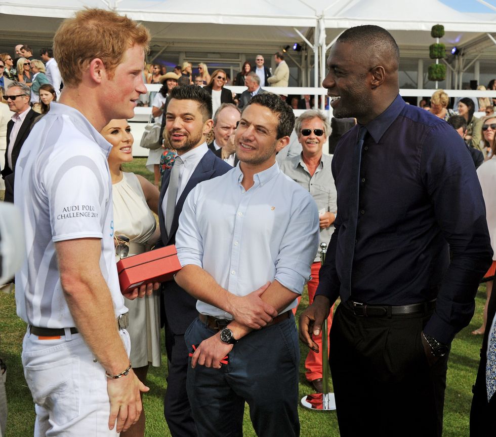 Prince Harry and Idris Elba