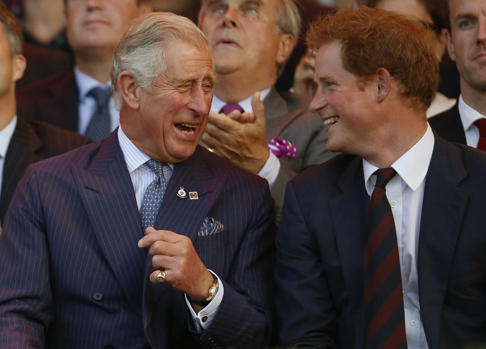 Prince Harry and King Charles