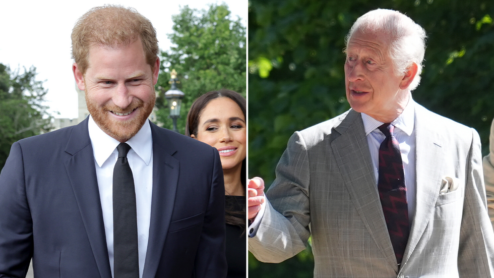 Prince Harry and King Charles